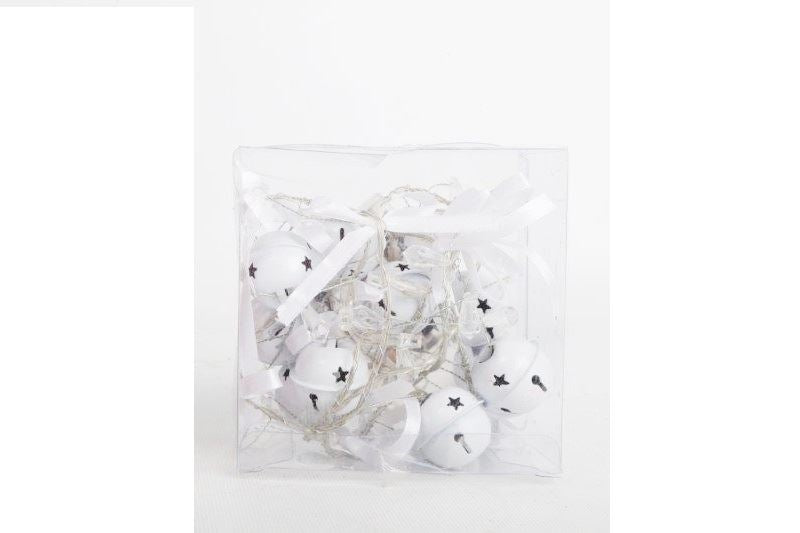 JINGLE BELLS CHRISTMAS GARLAND LIGHT WHITE. XMR0241W \\\XMR0241W
