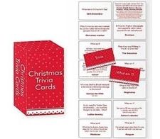 60 CHRISTMAS TRIVIA CARDS. XTRV \\\XTRV