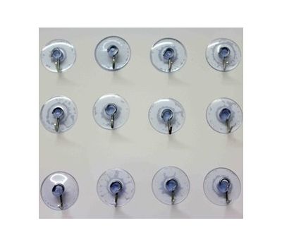 12 X GLASS WINDOWS SUCKER VACUUM SUCTION HOOKS. Z98393 \\\Z98393
