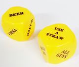 DRINK DICE WITH ENGLISH SLOGAN. 795044