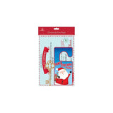 CHRISTMAS EVE PACK (PLACEMAT CERTIFICATE DOOR HANGER KEY SANTAS FOOTPRINT & SNOW). TA8849