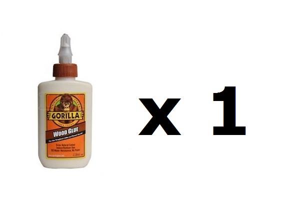 GORILLA WOOD GLUE 118ML FOR TOUGHEST JOB INDOOR/OUTDOOR. 5044401