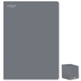 EDGE A4 SOFT COVER GREY NOTEBOOK 80 GSM 160 PAGES. FSC3-ETBA