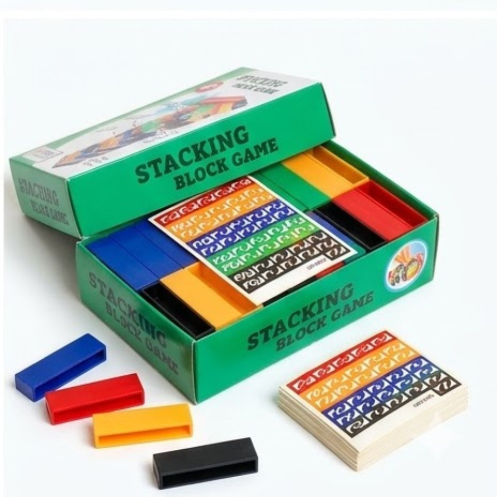 ACTION GAMES STACKING TOWER. D10251