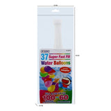 RYSONS WATER BALLOONS WITH ADAPTOR 37/PK. RY0809
