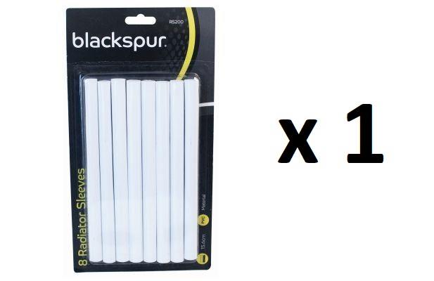 BLACKSPUR RADIATOR PIPE COVER SLEEVES 15MM WHITE PACK OF 8. RS200