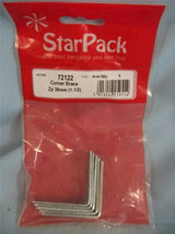 STAR PACK 5 CORNER BRACE ZP 38MM. 72122