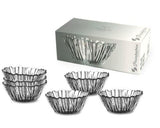 PASABAHCE L AURORA SET OF 3 GLASS DESSERT BOWLS 14 CM. 10601