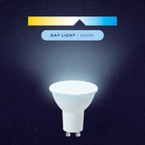 10 X MAXIM 5W=50W GU10 LED LIGHT BULB DAY LIGHT PEARL. 50MLGU10D5X10