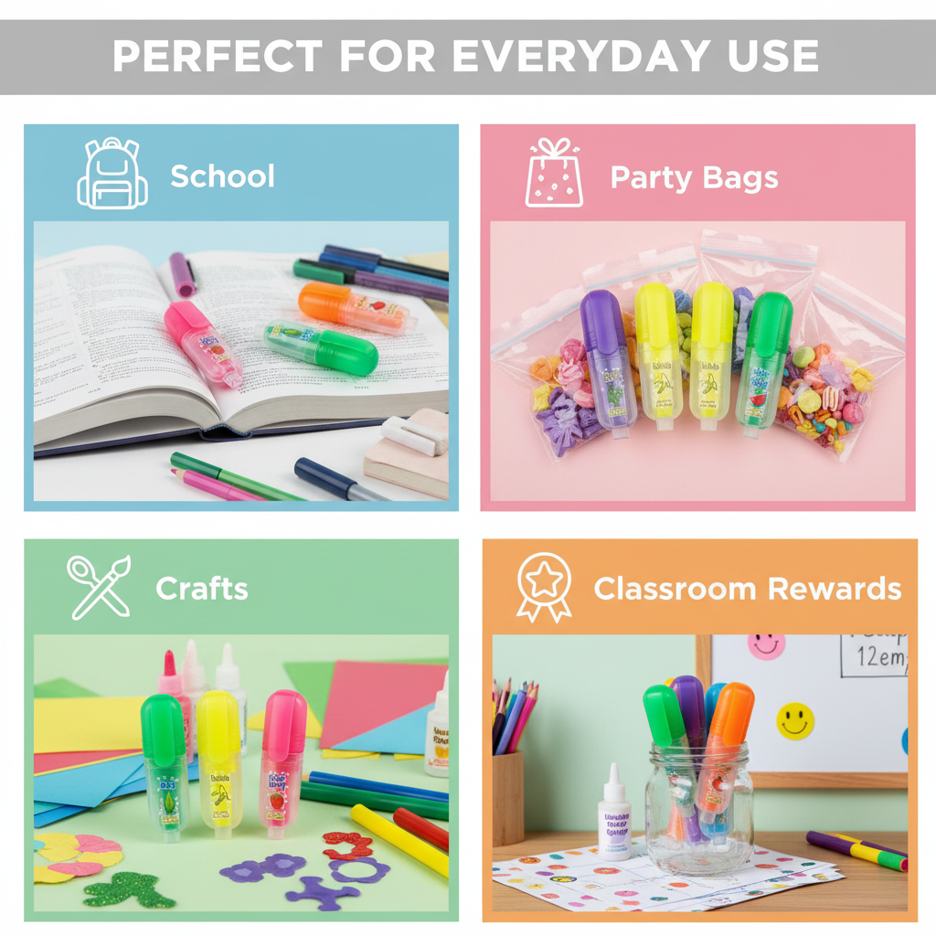 TALLON SCENTED MINI HIGHLIGHTERS - 6PK. T4072