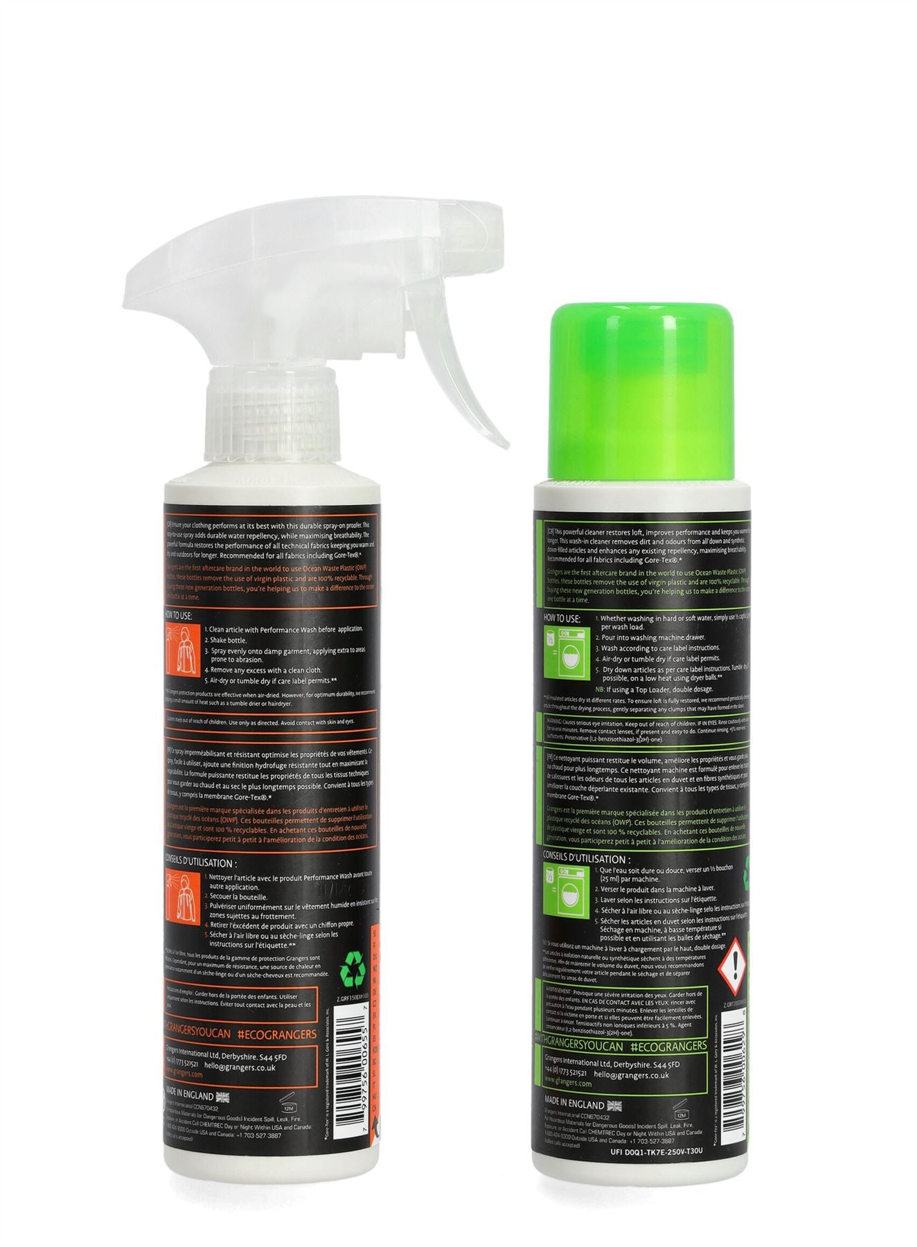 GRANGERS DOWN WASH 300ML & PERFORMANCE REPEL PLUS 275ML KIT. GRF209/100