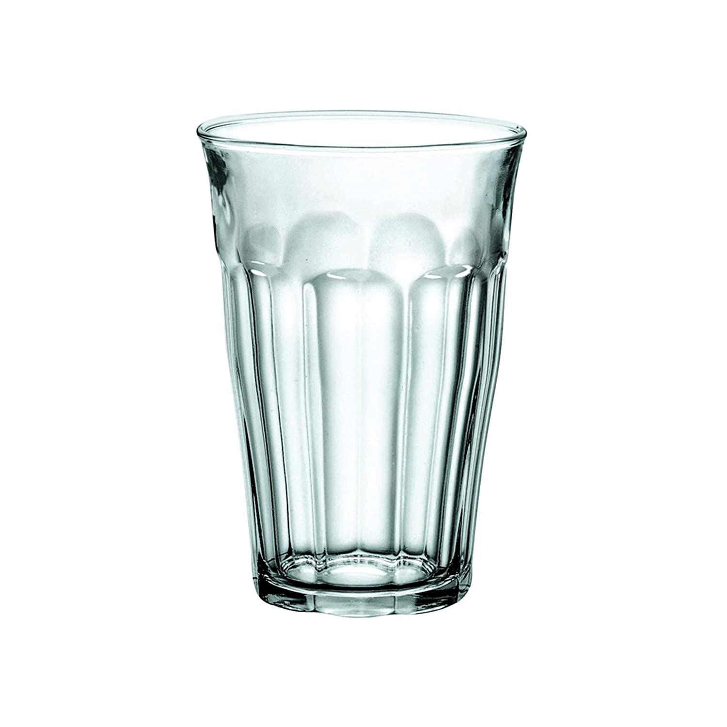 6 X DURALEX PICARDIE CLEAR HIGHBALL TUMBLER 36 CL (12 5/8 OZ) 36CL. 1029AB06C0111
