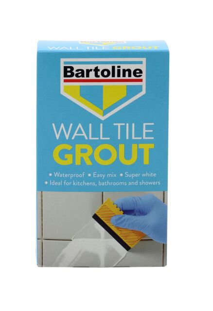 BARTOLINE SUPER WHITE WATERPROOF WALL TILE GROUT 500GM. FX3220