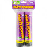 PPS COLOUR CONFETTI CANNON PARTY POPPERS 21 CM 2/PK. PPS80023