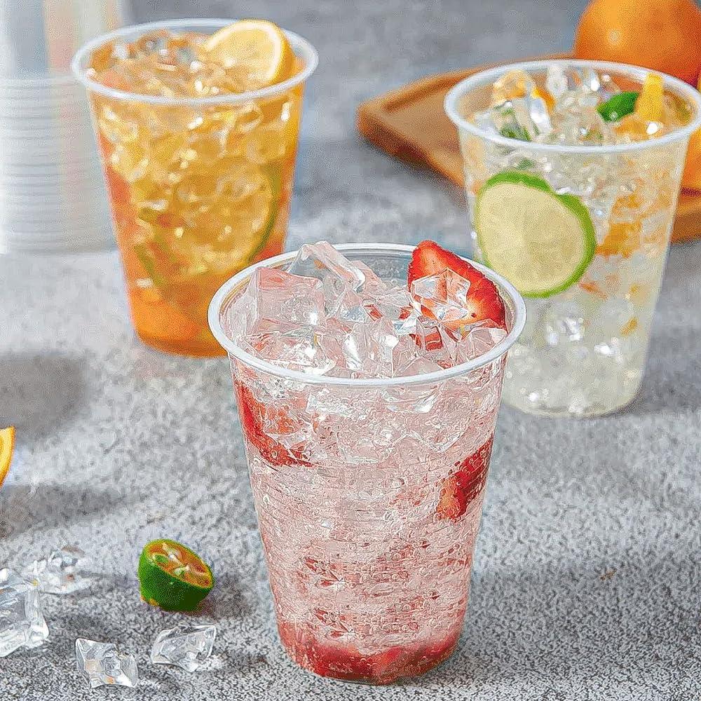 GRAB & GO CLEAR STANDARD PLASTIC CUPS 100/PK (200ML / 7OZ). 10521.07