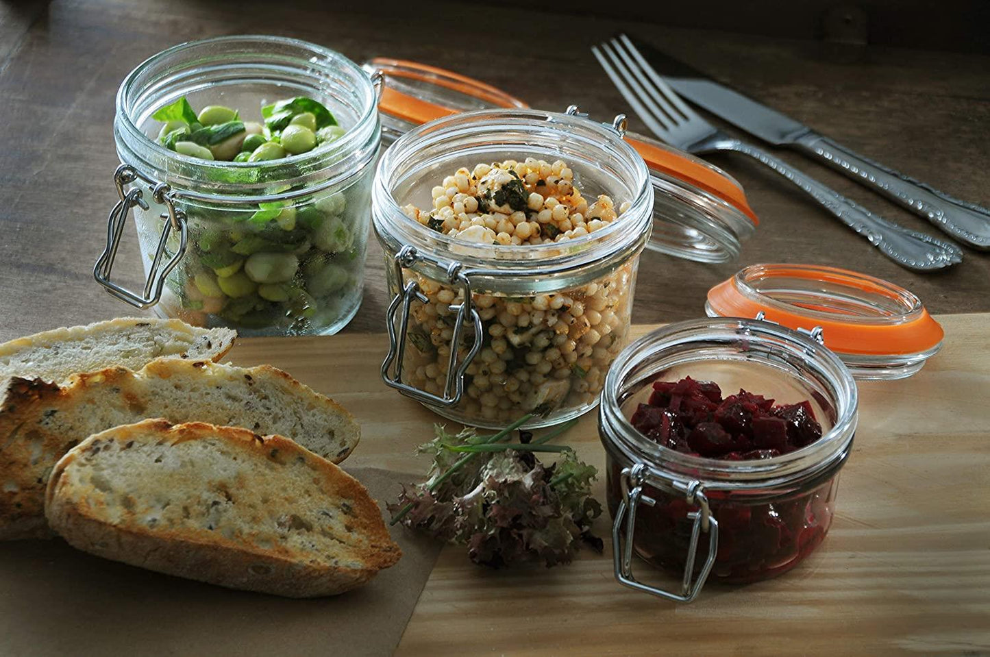 KILNER TRANSPARENT ROUND CLIP TOP JAR 2 LITRE. 0025493