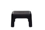 WHITEFURZE PLASTIC STEP STOOL 40CM - BLACK. H23216