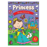 A4 UNICORN OR PRINCESS DESIGN MY FUN STICKER ACTIVITY BOOK ONE PCS. P2190