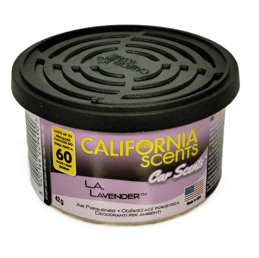 CALIFORNIA SCENTS CAR AIR FRESHENER 42G - LA LAVENDER. CAL-CCS033-12