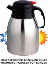 PRIMA 1.5 LITRE STAINLESS STEEL VACUUM POT FOR TEA / COFFEE. 17078C