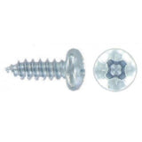 FAST PAK VALUE 0409 6 X 3/4' POZI PAN SELF TAPPING SCREWS ZINC 45 PER PACK. FP0409
