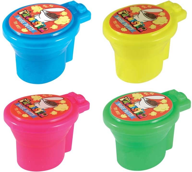 ASSORTED COLOUR PUTTY NOISE TOILET 5X5 CM. N14008