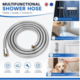 1.5M STAINLESS STEEL SHOWER HOSE. SHSSB