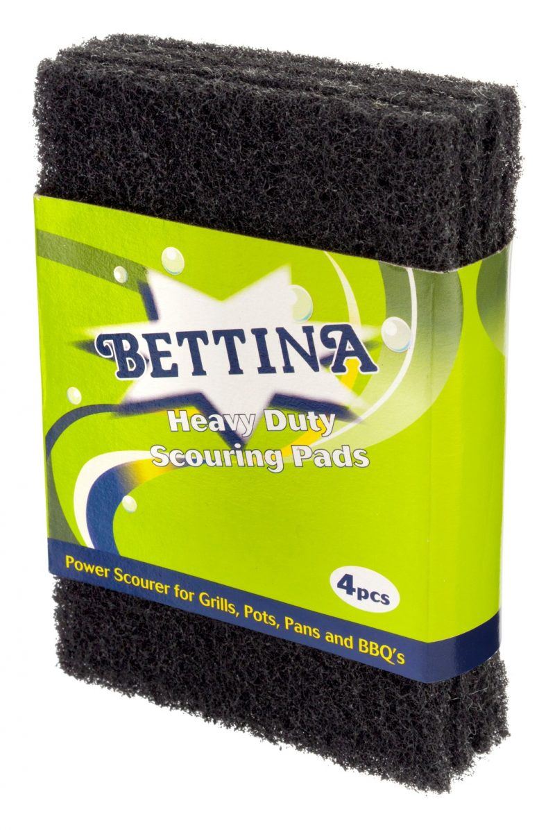 3 BETTINA HEAVY DUTY SCOURING PADS. B348