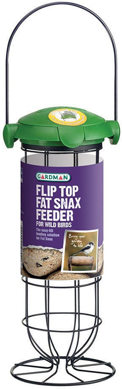 GARDMAN FLIP TOP BIRD FAT SNAX FEEDER. A04242