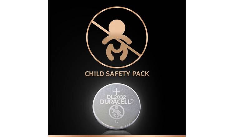 DURACELL DL2032 CR2032 ECR2032 3V LITHIUM COIN CELL BATTERY 2/PK. DL2032B2