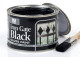 151 PAINT VARNISH COATING TIN IRON GATE BLACK GLOSS PAINT 180ML. DY014A