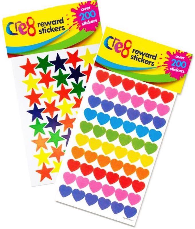 CRE8 REWAQRD STICKERS 200/PK. P2450