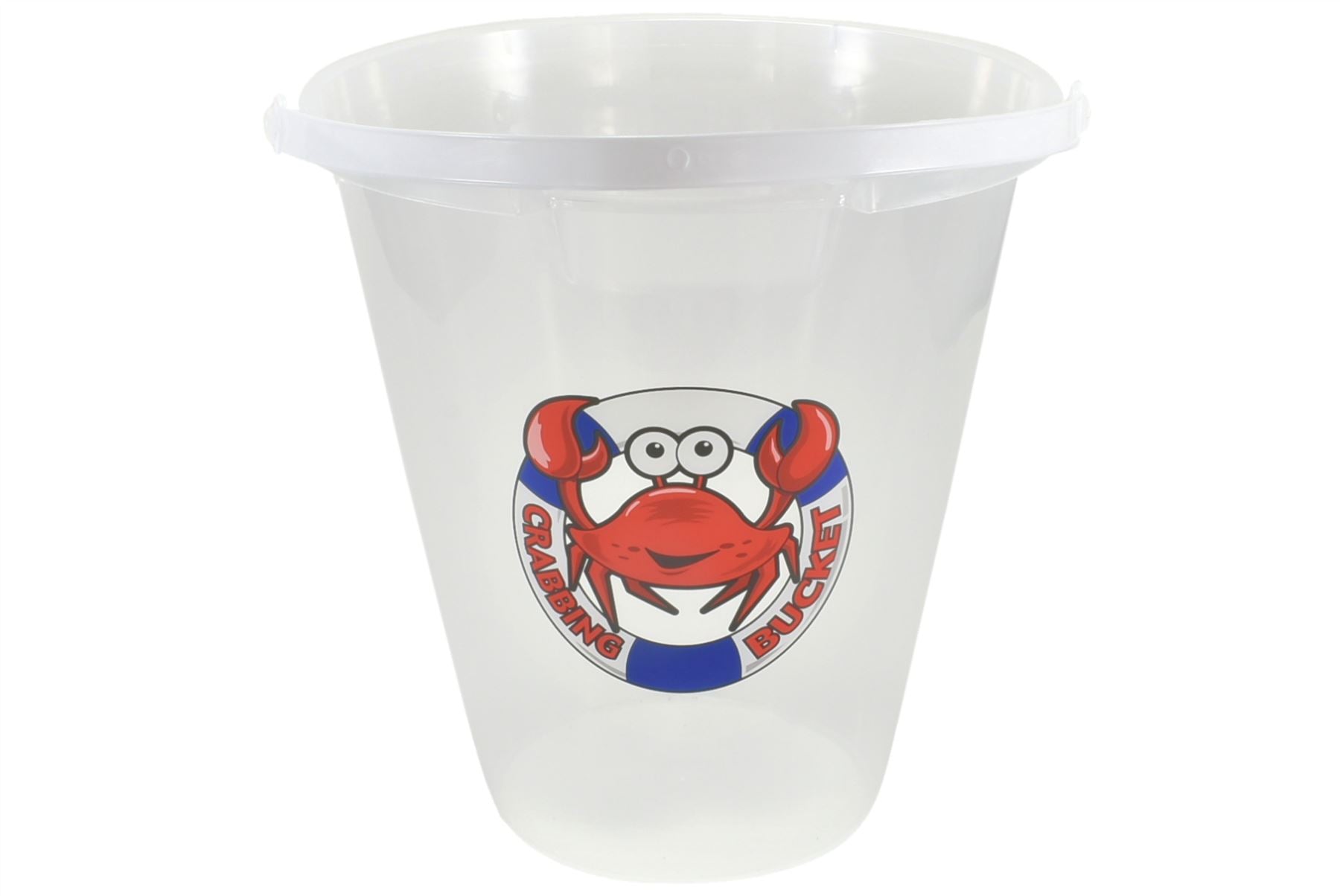 CLEAR CRAB BUCKET 9" / 23CM. TY5537