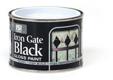 151 PAINT VARNISH COATING TIN IRON GATE BLACK GLOSS PAINT 180ML. DY014A