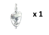 SECURIT S2938 CHROME URN KNOCKER 150MM. MP-S2938