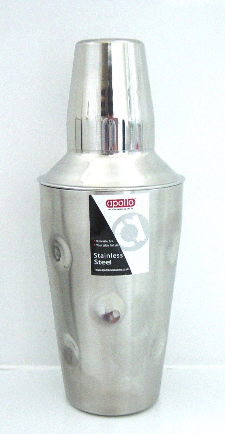 APOLLO STAINLESS STEEL DIMPLE EFFECT COCKTAIL SHAKER 500ML. 9879