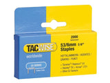 TACWISE 53/6MM STAPLES B/2000. TAC0334