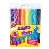 8 PACK JUMBO FIBRES  ART BOX. TA1096