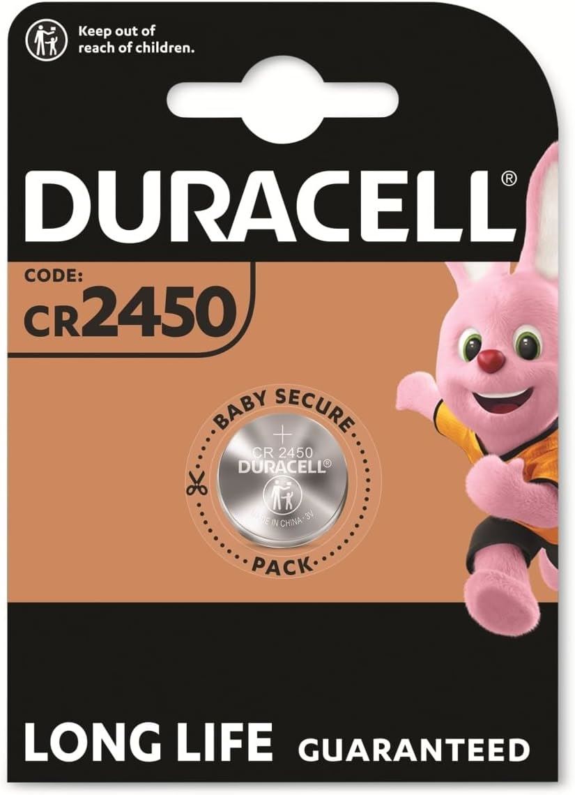 DURACELL CR2450 DL2450 ECR2450 3V LITHIUM COIN CELL BATTERY. S428