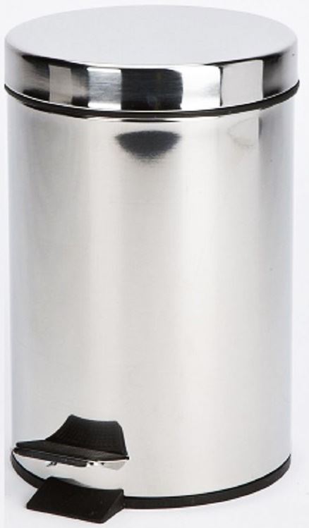 STAINLESS STEEL PEDAL BIN 3LTR. LB601