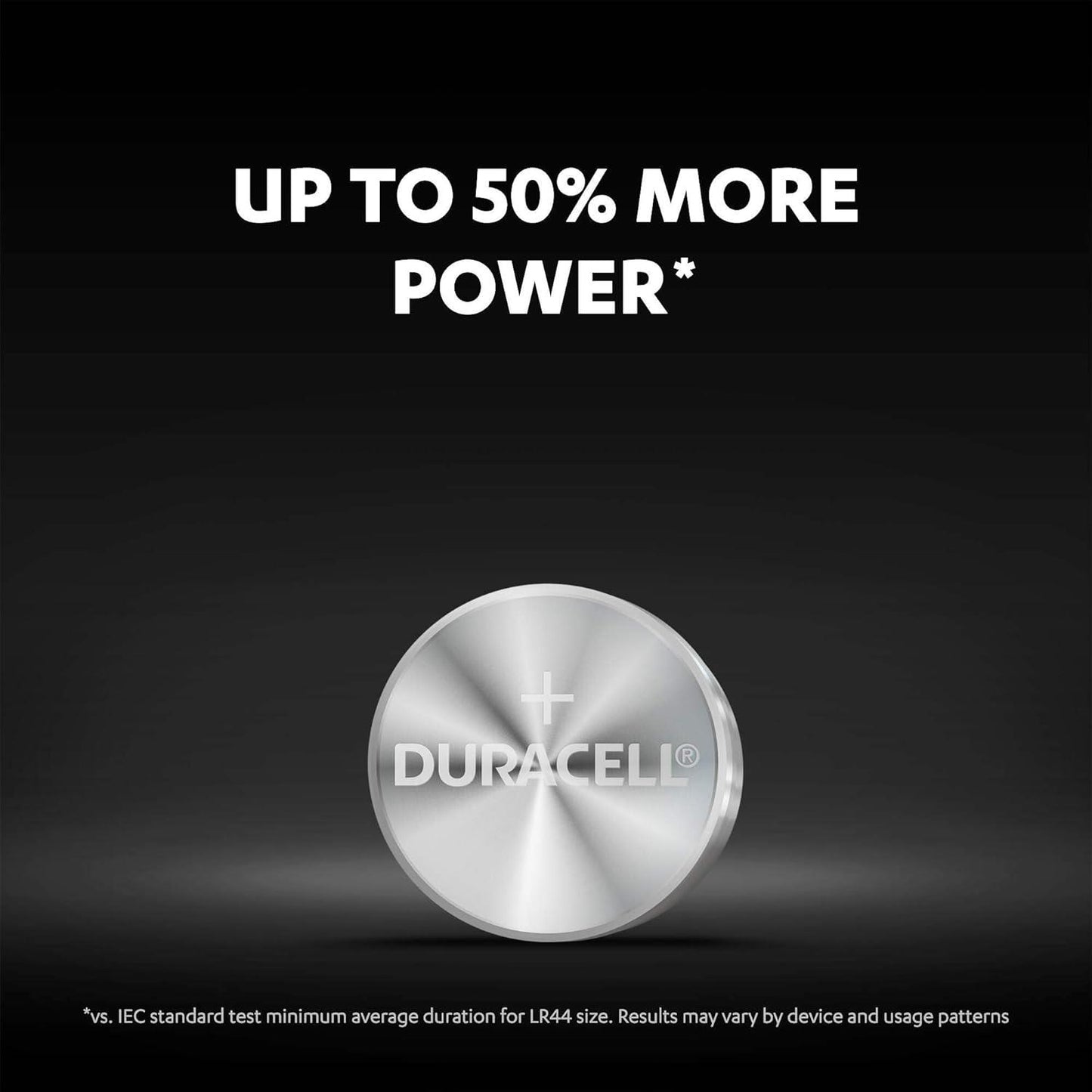 DURACELL AG13 LR44 SR44 L1154 357 A76 BUTTON CELL BATTERY 2/PK. DLLR44B2